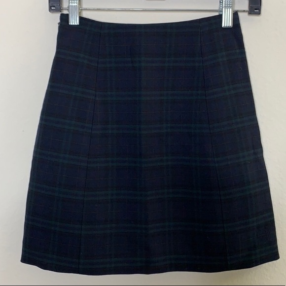 Check Hopper Bavarian Mini Skirt - Green - Picture 2 of 6